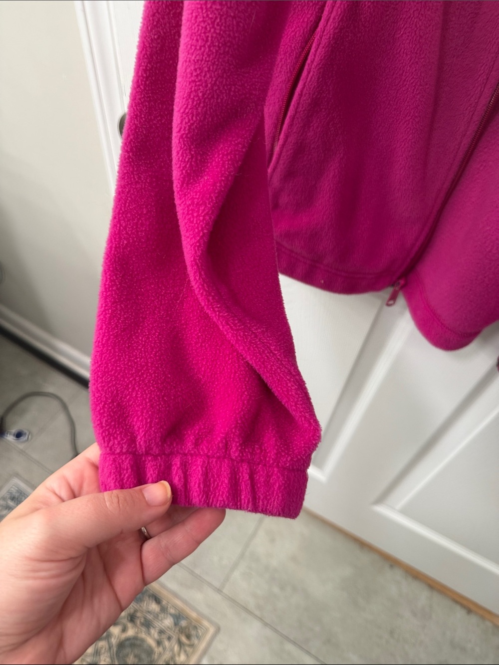 Columbia Women's Magenta Fleece Jacket - Picture 6 of 6